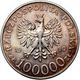 III RP, 100000 złotych 1990, Solidarność, Typ A 