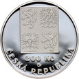 Czechy, 200 koron 2001, stempel lustrzany