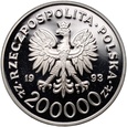 #M Polska,III RP,200000 zł 1993, 750. lecie praw miejskich Szczecina