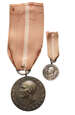 PRL, Medal Za Waszą Wolność i Naszą z miniaturką