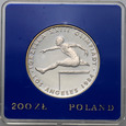 15. Polska, PRL, 200 złotych 1984, Igrzyska Olimpijskie Los Angeles