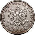 #M Polska, III RP, 100000 złotych 1990, Solidarność, typ B