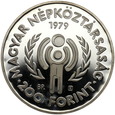 167. Węgry, 200 forintów 1979, Międzynarodowy Rok Dziecka