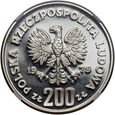 PRL, 200 zł 1979, Mieszko I, próba, NGC PF69