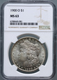 #AJ# USA, dolar 1900 O, Morgan, NGC MS63