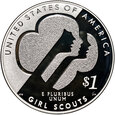 USA, 1 dolar 2013 W, Amerykańskie Stowarzyszenie Skautek