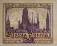 #AQ# Wolne Miasto Gdańsk, 50 fenigów 1919, fioletowe
