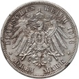 Niemcy, Prusy, Wilhelm II, 3 marki 1913 A, 25-lecie panowania, Berlin