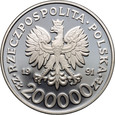  Polska, III RP, 200000 złotych 1991, Olimpiada Albertville '92