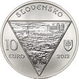 Słowacja, 10 euro 2012, stempel zwykły