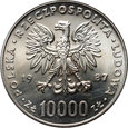 Polska, PRL, 10000 złotych 1987, Jan Paweł II