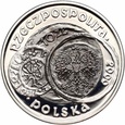 #AS# Polska, III RP, 10 złotych 2000, 1000 lat zjazdu w Gnieźnie