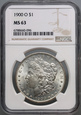 #AJ# USA, dolar 1900 O, Morgan, NGC MS63