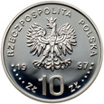 Polska, III RP, 10 złotych 1997, 1000-lecie śmierci św. Wojciecha