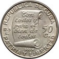 #AJ# Kuba, 50 centavos 1953, 100. rocznica urodzin J. de Marti