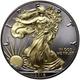 USA, 1 dolar 2016, Amerykański srebrny orzeł, Golden Enigma