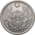 #AJ# Polska, Wolne Miasto Gdańsk, 1 gulden 1923, Koga