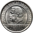Niemcy, Republika Weimarska, 3 marki 1929 F, 10. rocznica Konstytucji