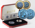 Gibraltar, zestaw 2 monet 2000, Reforma Usług Pocztowych