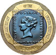 Gibraltar, zestaw 2 monet 2000, Reforma Usług Pocztowych