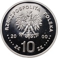 #M Polska, III RP, 10 złotych 2000, Jan Kazimierz- półpostać