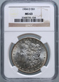 #AJ# USA, dolar 1904 O, Morgan, NGC MS63