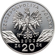 Polska, III RP, 20 złotych 2003, Węgorz europejski