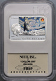 #AJ# NIUE, Elżbieta II, dolar 2007, Vincent van Gogh, GCN PR69