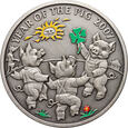 #AJ# NIUE, Elżbieta II, dolar 2006, Rok Świni