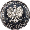 Polska, 100000 złotych 1990, Solidarność, Typ A 