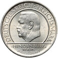 Niemcy, Weimar, 3 marki 1929 A, Berlin, Paul von Hindenburg