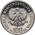 #AM# Polska, PRL, 100 zł 1983, Niedźwiedzie, próba, nikiel