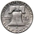 06. USA, 1/2 dolara 1963, Benjamin Franklin