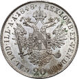 Austria, Franciszek I, 20 krajcarów 1848 C, Praga