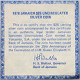 38. Jamajka, 25 dolarów 1978, 25. rocznica koronacji Elżbiety II