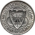 Niemcy, Republika Weimarska, 3 marki 1930 D, Wyzwolenie Nadrenii