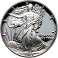 USA, 1 dolar 1987 S, Silver Eagle, stempel lustrzany (proof)