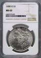 #AJ# USA, dolar 1900 O, Morgan, NGC MS63