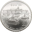 Słowacja, 500 koron 2007, stempel zwykły