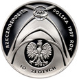 1654. Polska, III RP, 10 złotych 1997,  Jan Paweł II