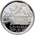 Słowacja, 200 koron 2004, stempel lustrzany