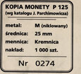 Polska, 1 złoty 1928 próba, KOPIA, Kremnica