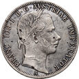 Austria, Franciszek I, 1 floren 1861,  Wiedeń