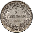 Niemcy, Nassau, 1/2 guldena 1844 [M]