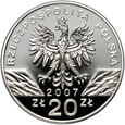 Polska, III RP, 20 złotych 2007, Foka szara