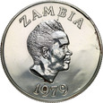 #AJ# Zambia, 5 kwacha 1979, Gazela