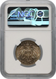 Niemcy, Prusy, Wilhelm II, 2 marki 1901 A, NGC MS66+