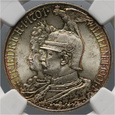 Niemcy, Prusy, Wilhelm II, 2 marki 1901 A, NGC MS66+