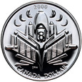 Kanada, Elżbieta II, 1 dolar 2000, Millenium