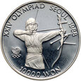 Korea Południowa, 10000 won 1987, Łucznictwo, uncja srebra